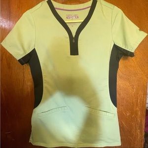 Heading Hands Purple Label Scrub Top